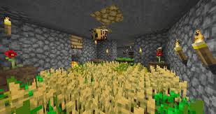 Bees treat wither roses like normal flowers, meaning they still seek them out. I Present To You An Underground Ecosystem With Bees Bees Get Pollen From The Flowers Pollinate The Crops Go Back Into The Hive Come Out Of The Hive Raising Its Honey Level