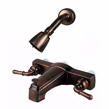 Wall mount bathroom faucets : Abutilon Rv Mobile Home 8 Tub Shower Faucet Shower Head Oil Rubbed Bronze Amazon Com