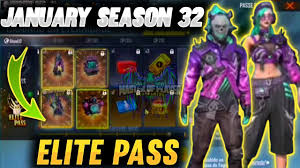So hello guy's in this video i am showing you all season elite pass in garena freefire battleground. Elite Pass Season 32 In Free Fire January Elite Pass 2021 Free Fire Season 32 Elite Pass Youtube