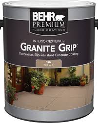 Interior Exterior Granite Grip Tan 3 79 L Garage Floor Paint Painted Concrete Floors Painting Concrete