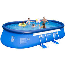 Intex 20 X 12 X 48 Oval Frame Easy Set Swimming Pool Walmart Com Pool Easy Set Pools Swimming Pools