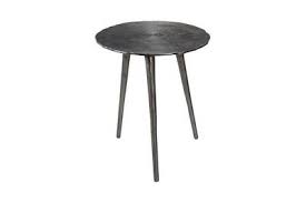 Une longueur de 50cm, une hauteur de 50cm et pèse 3.5kg. Table Basse Maisonetstyles Table D 39 Appoint Ronde 40 Cm En Metal Vieilli Darty