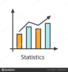 Statistics Color Icon Market Growth Chart Profit Rising