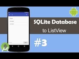 Sqlite Database To Listview Part 3 View Data Android Studio Tutorial Youtube