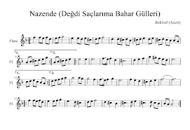 Nazende Notalari Muzik Notalari Notalara Dokulmus Muzik Muzik Teorisi