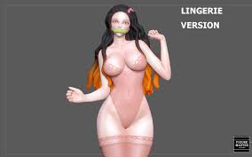 Файл 3D NEZUKO ADULT demon slayer kimetsu no yaiba SEXY GIRL WOMAN LINGERIE  ANIME 3D print model・3D модель для печати скачать・Cults