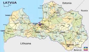 Durch klicken auf die karte oder diesen link können sie sie öffnen, drucken oder herunterladen: Karten Von Lettland Karten Von Lettland Zum Herunterladen Und Drucken