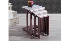 Uzay Zigon Sehpa Ceviz Beyaz Zigon Sehpalar Mobilya Sweet Home Furniture