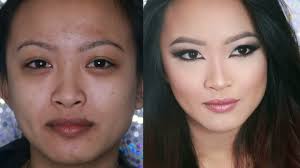 dramatic makeup transformation