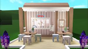 Cafe | bloxburg town series. Tour Of My Mini Cafe In Bloxburg Youtube