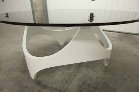 Accent your living room with a coffee, console, sofa or end table. Space Age Curved White Wooden Coffee Table 1970s For Sale At Pamono