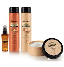 To use apple cider vinegar on your hair: Instance Shea Karite Deep Moisturizing Dry Hair Treatment Kit 4 Itens The Keratin Store