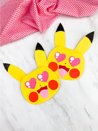 Maybe you would like to learn more about one of these? Pikachu Valentine Card Craft Free Template