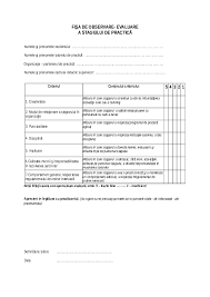 Care sunt componentele procesului de evaluare a angajaților? Doc Fisa De Observare Evaluare A Stagiului De PracticÄ Razvan Brestoiu Academia Edu
