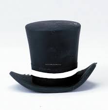 Top Hat Hats Vintage Top Hat Black Velvet Top