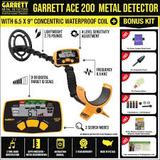 garrett ace 200 metal detector shop features reviews