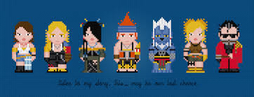 pic second cross stitch finished! Final Fantasy X Cross Stitch Pattern