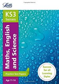 Some test papers like math test papers and to a certain extent science test paper and english grammar in english test paper, require lots of practice. Amazon Com Letts Key Stage 3 Revision Maths English And Science Practice Test Papers 9781844197675 Collins Uk Books