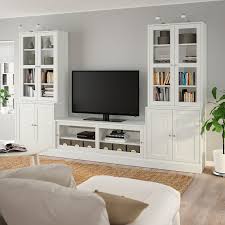 Havsta Tv Storage Combination Glass Doors White Ikea Tv Storage Glass Door Ikea Living Room