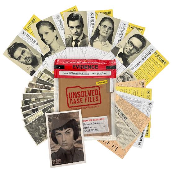 UNSOLVED CASE FILES | Falcone, Veronica - Cold Case Murder Mystery Game |  Can... | eBay