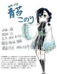 きのきなこ on X: 前にやった診断を元に鬼滅のオリキャラ描いた〜 t.coHJKBzDjO4c  X