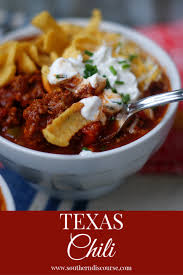 Texas Chili Southern Discourse Recipe Texas Chili Southern Chili Recipe Chili Recipes