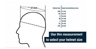 Unfolded Helmet Head Size Chart Biltwell Helmet Size Chart