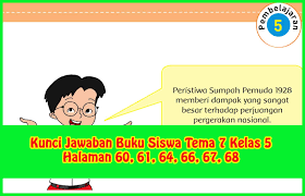Kunci Jawaban Buku Siswa Tema 7 Kelas 5 Halaman 60 61 64 66 67 68 Sanjayaops