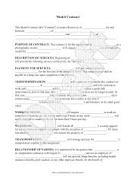 Model Contract Sample Free Printable Documents Model Contract Contract Agreement Contract Template