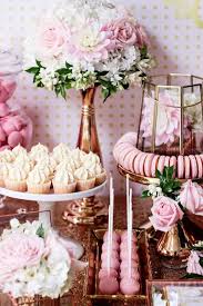 Pattern Party Trend For 2017 Trend 2 Parties With A Cause Tea Party Bridal Shower Rose Gold Party Gold Party