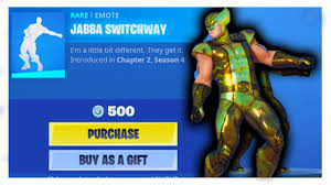 All cosmetics, item shop and more. Fortnite Jabba Switchway Emote Youtube