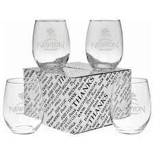 The Callard Company Promotional Products Apparel Westerville Oh 15 Oz Stemless White Wine Glass Thank You Set