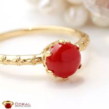 Coral Gemstone Red Gemstone Ring Coral Ring Gemstones