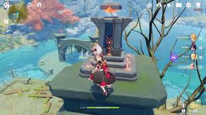 Jueyun Karst Puzzle Solving Chest And Domain Entrance Genshin Impact Indonesia Youtube