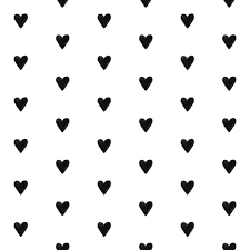 Colorful Fabrics Digitally Printed By Spoonflower Black And White Hearts White Heart Black And White Heart Pure White Background