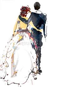 galerie mariage aquanell aquarelles mariages pareja difuminada mariage aquarelle mariage illustration et mariage dessin