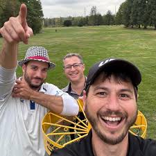New Basket Installation at Greystone Woods Disc Golf Club Hole 1