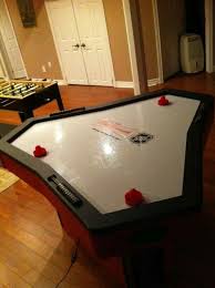 A Three Way Air Hockey Table The Guy Who Invented This Is A Genius Billiardfactory Com Inventions Cool Inventions Air Hockey Table