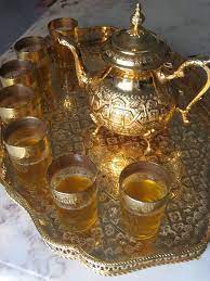 Dinners Dreams Moroccan Mint Tea Moroccan Mint Tea Miniature Tea Set Moroccan Tea Set