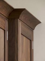 First measure out the profile of the top of your cabinets. Colour Shaker Style Custom Kitchen Walnut Cabinet Basement Identical Style Kitchen Cabinet Crown Molding Shaker Style Kitchens Wood Kitchen Cabinets