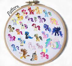 Patterns include a full color chart with color symbols, a thread legend. My Little Pony You Pick Character Cross Stich Pattern Beginner Level Cross Stitch Patterns Cross Stitch Cross Stitch Patterns Cross Stitch For Kids