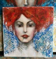 INTENSELY ATTRACTED ONE EDITION PRINT ON ACRYLIC GLASS 60X60 CM  https://www.brush.bio/magdalenakaczmarczyk Creativity is a way of sharing  your soul with the world.”