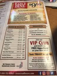 Texas roadhouse apple pie is a homerun with a delicious homemade pie served warm, topped with a big scoop of vanilla ice cream and a honey cinnamon caramel sauce. Online Menu Of Texas Roadhouse Restaurant Countryside Illinois 60525 Zmenu