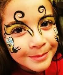 Honeybee Facepaint Bee Face Paint Face Painting Halloween Face Painting Images