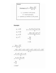 3 Ways To Calculate Variance Wikihow
