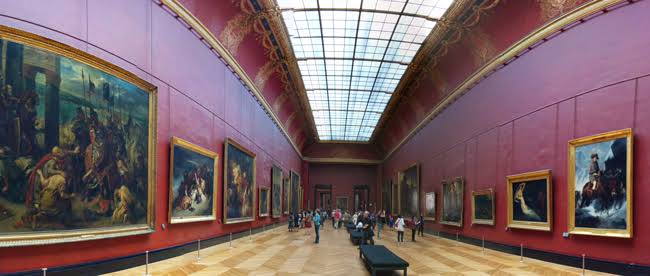 Image result for louvre museum inside"