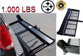 Suv Hitch Motorcycle Dirt Bike Truck Hauler Rack Cargo Carrier Basket 1000 Lbs