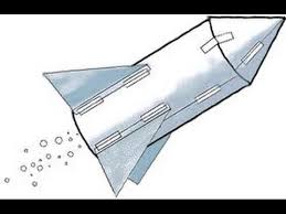 how to make a paper rocket youtube