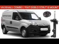 Vauxhall Opel Combo, Fiat Doblo, Citroën and Peugeot Van Front Shock  Absorber, Strut and Strut Mount