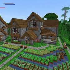 Minecraftgranny On Instagram My Daily Jungle Post A Farmhouse For Sale Including Staff And A Horse Minecra Minecraft Farm Minecraft Castle Minecraft Houses